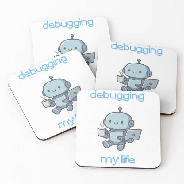 Item preview, Cute Coffee Robot | Funny Programmer Sticker designed and sold by farisje.