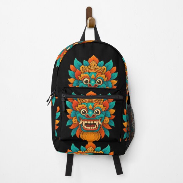 Item preview, Balinese Barong Spirit Mask – Vibrant Mythical Guardian designed and sold by Aumho13.