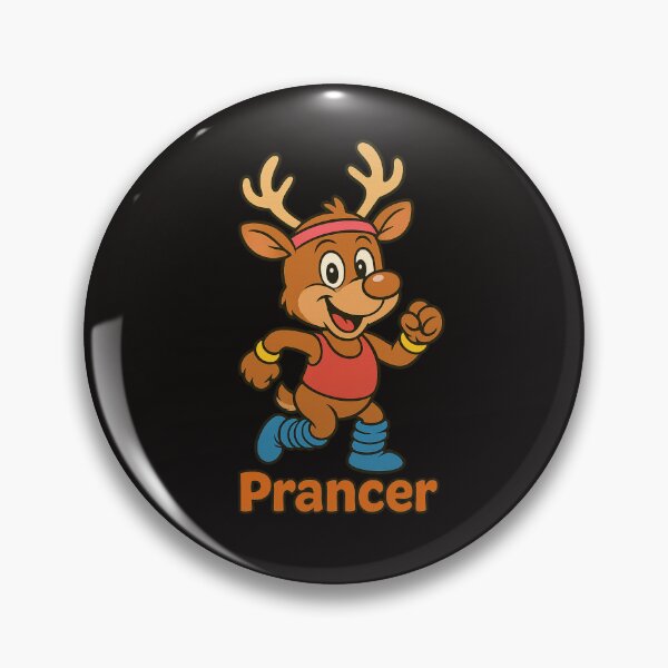 Item preview, Prancer the energetic reindeer designed and sold by halibutgoatramb.