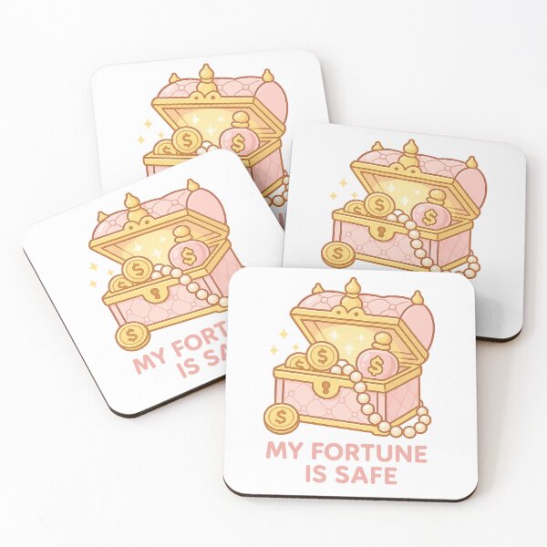 Item preview, Goddess Lockbox - Luxury Witch Treasure Sticker | Feminine Wealth Charm | Kawaii Rich Girl Energy | My Fortune is Safe designed and sold by HerDreamCodes.