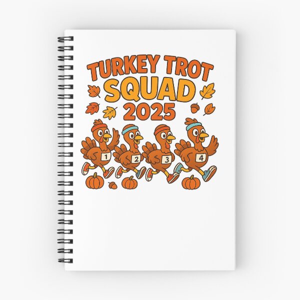 Item preview, Turkey Trot Squad 2025 - Funny Thanksgiving Running Team Design designed and sold by Marcite.