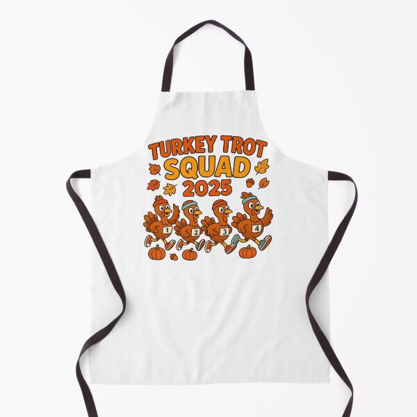 Item preview, Turkey Trot Squad 2025 - Funny Thanksgiving Running Team Design designed and sold by Marcite.