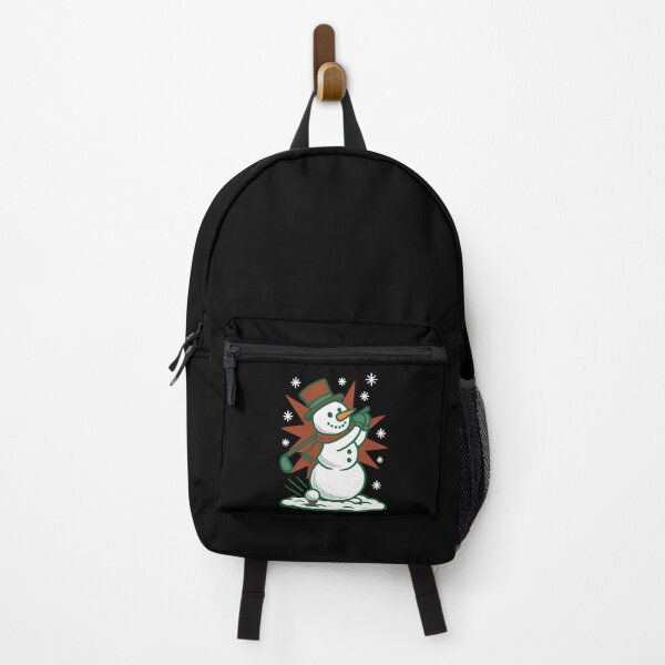 Item preview, Snowman Golfing Merry Christmas Holiday Fun designed and sold by LuminOrb.