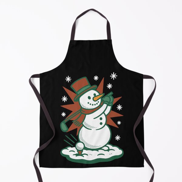 Item preview, Snowman Golfing Merry Christmas Holiday Fun designed and sold by LuminOrb.