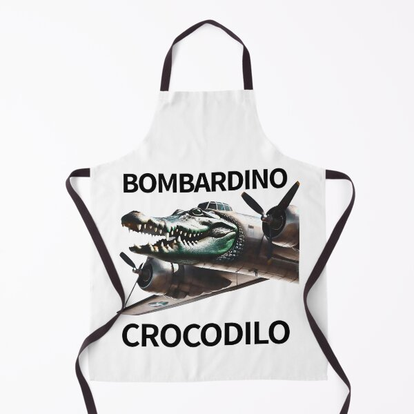 Item preview, Bombardino Crocodilo AI Brainrot Meme Funny Bombardiro designed and sold by MichaelBurnLove.