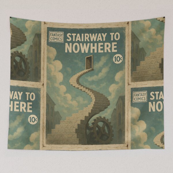Item preview, Surrealistic Fantasy: Stairway to Nowhere designed and sold by bapupa.