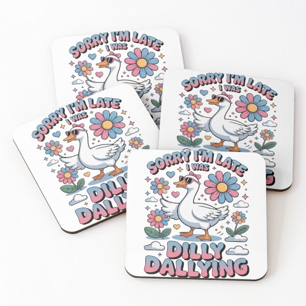 Item preview, Retro Classic Saying I'm Late Funny I Dilly Dallying Sorry Vintage Was designed and sold by PEDDAKAPRADEEP.