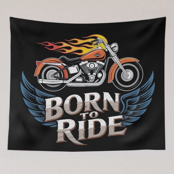 Item preview, Born to ride shirt designed and sold by DreamOnShirts.