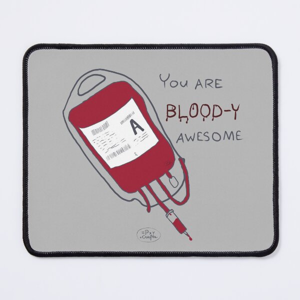 Item preview, You are blood-y awesome - punny encouragements designed and sold by Pxycrafts.