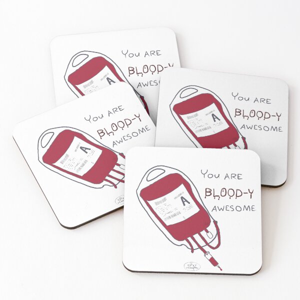Item preview, You are blood-y awesome - punny encouragements designed and sold by Pxycrafts.