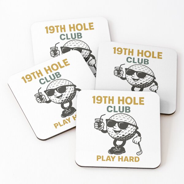 Item preview, Funny Golf Design 19th Hole Club Play Hard designed and sold by LuminOrb.