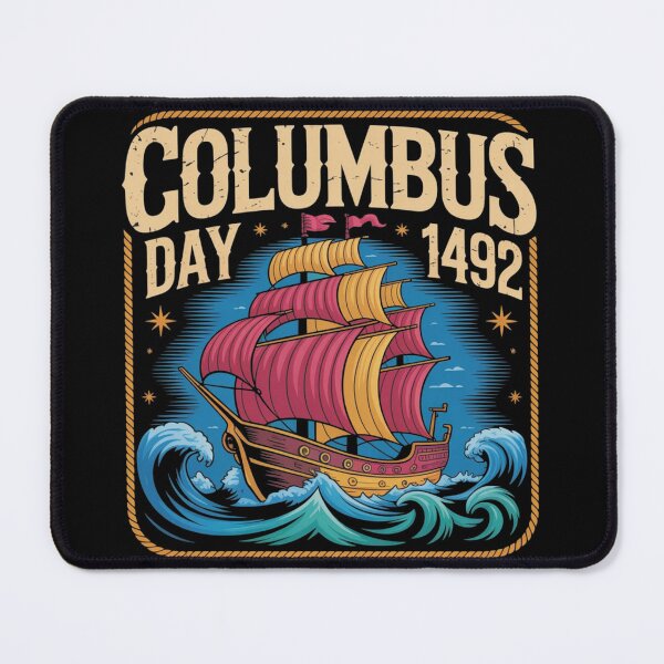 Item preview, Columbus day 1492 shirt designed and sold by DreamOnShirts.