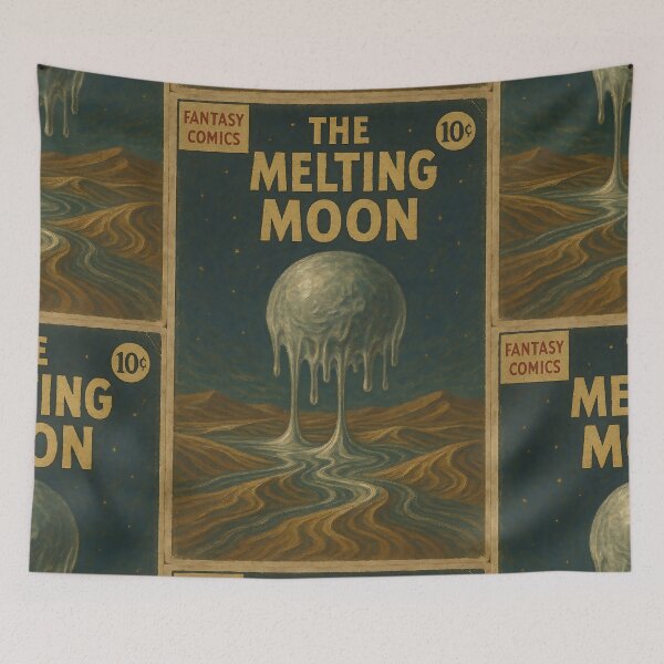 Item preview, Surrealistic Fantasy: The Melting Moon designed and sold by bapupa.