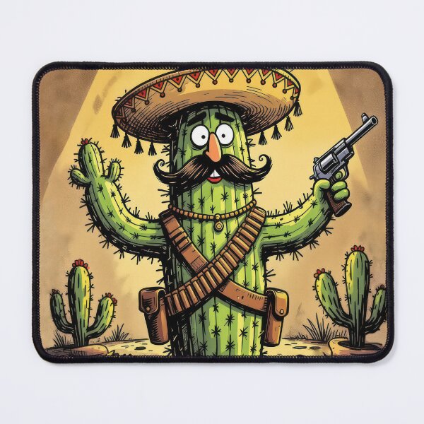 Item preview, Pistol Packin' Prickly Pete designed and sold by Finding Fortuity.