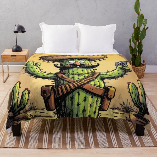 Item preview, Pistol Packin' Prickly Pete designed and sold by Leslie Montgomery Art.