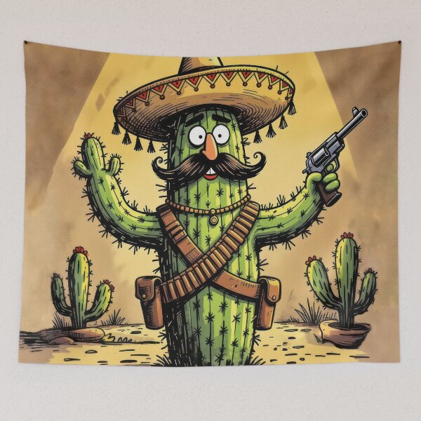 Item preview, Pistol Packin' Prickly Pete designed and sold by Finding Fortuity.