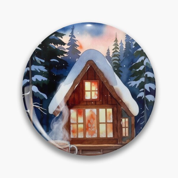 Item preview, Cozy Cabin Glow: Winter Wonderland Escape designed and sold by Chase The Trend.