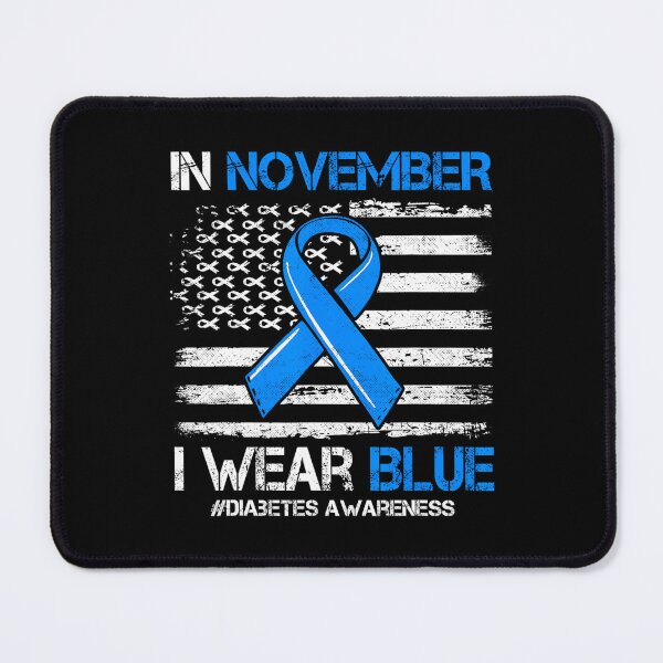 Item preview, November Support Bow Blue Style Vintage Quote Month designed and sold by Williammarger.
