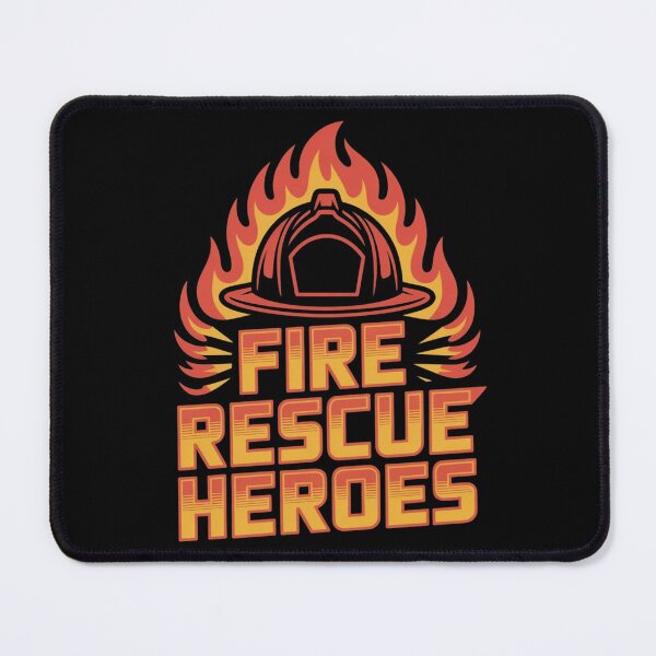 Item preview, Fire rescue heroes shirt designed and sold by DreamOnShirts.