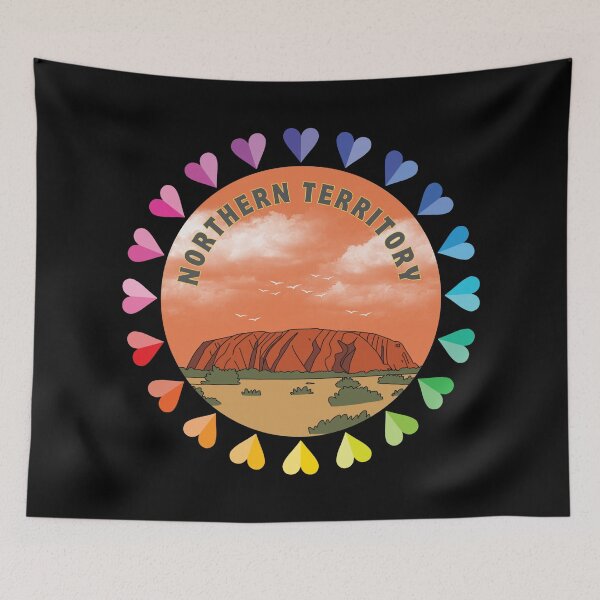 Item preview, NorthernTerritory, Love, Hearts, Ayers Rock, Uluru  designed and sold by AASparksDesigns.