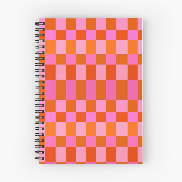 Item preview, Pink and Orange Grid Check designed and sold by OneThreeSix.