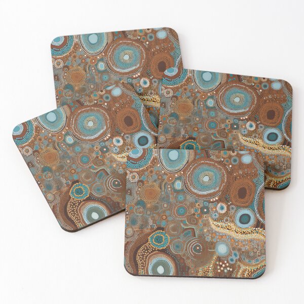 Item preview, Arte de puntos de inspiración aborigen - Embalses designed and sold by GrinGalore.