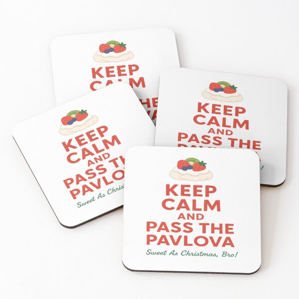 Item preview, Keep Calm and Pass the Pavlova – Funny New Zealand Christmas designed and sold by Globalcitytees.