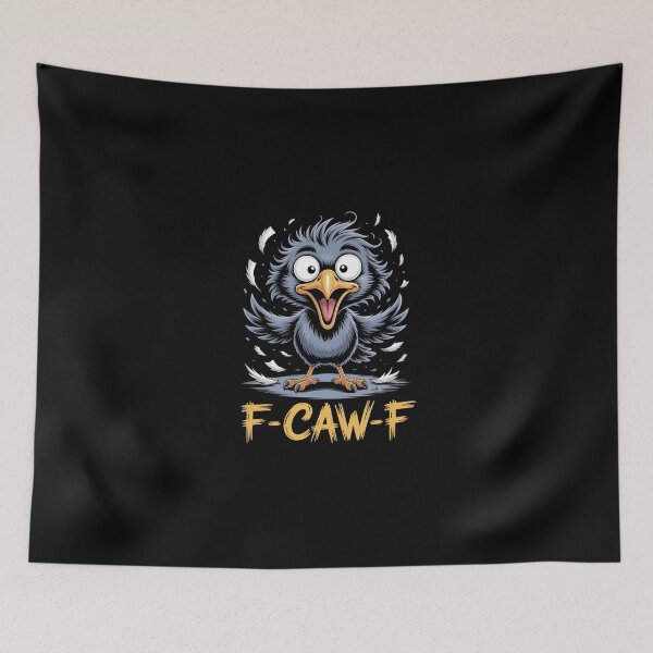 Item preview, F-Caw-F Black Crow Black Bird designed and sold by ChristopStano.