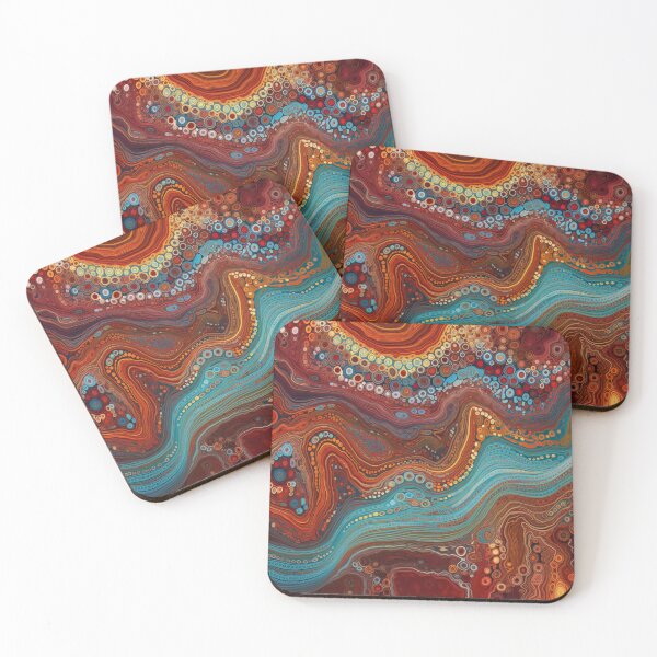Item preview, Arte de puntos de inspiración aborigen - Recursos Nacionales designed and sold by GrinGalore.