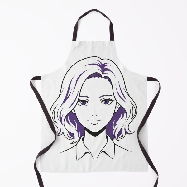 Item preview, Minimalist Reze Portrait Purple Hair designed and sold by Amelia Design.