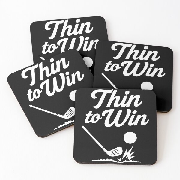 Item preview, Funny Golf Thin to Win Golfer Humor designed and sold by LuminOrb.