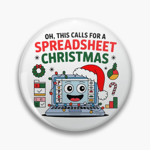 Item preview, Oh This Calls for a Spreadsheet Christmes designed and sold by Marcite.