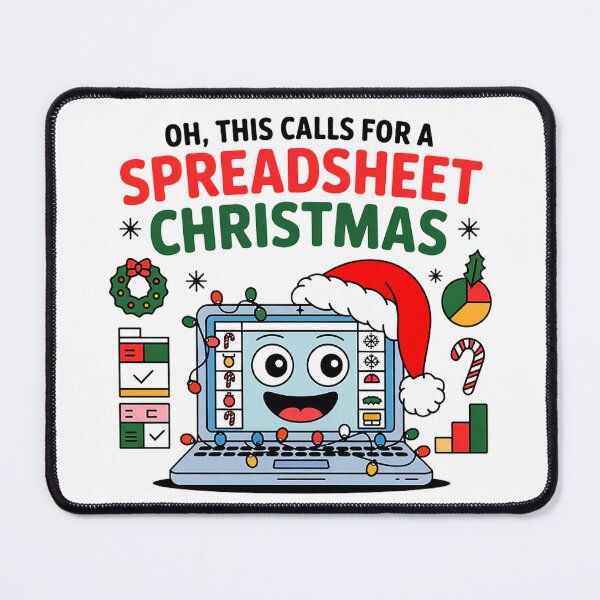 Item preview, Oh This Calls for a Spreadsheet Christmes designed and sold by Marcite.