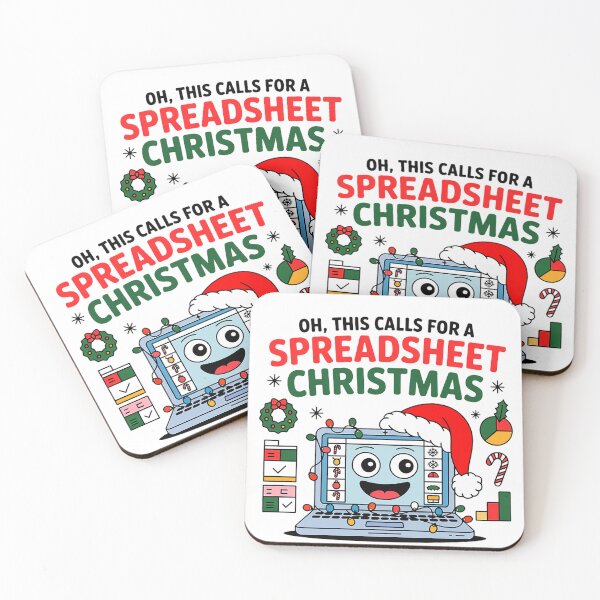 Item preview, Oh This Calls for a Spreadsheet Christmes designed and sold by Marcite.