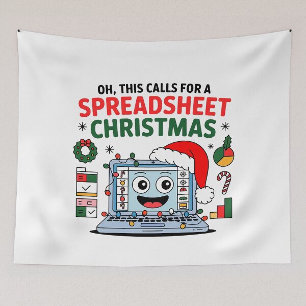 Item preview, Oh This Calls for a Spreadsheet Christmes designed and sold by Marcite.