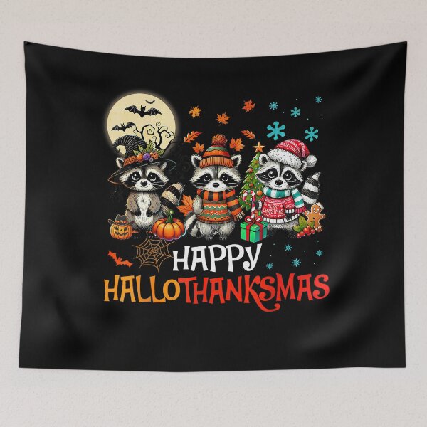 Item preview, Hallothanksmas Merry 2025 Christmas Vintage Happy Tree designed and sold by JamieFmorriSS.