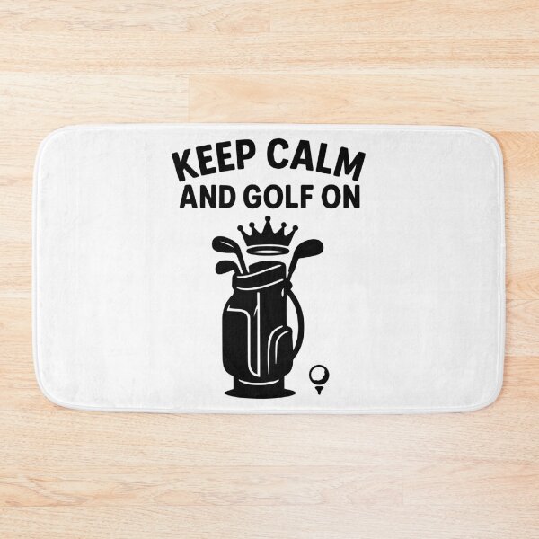 Item preview, Keep Calm And Golf On Golf Accessories Fun designed and sold by LuminOrb.