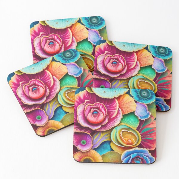 Item preview, ROSA AMALIA Fluidity and vivid colors of graphics made with alcohol ink, beautiful floral motif, vivid picture, graphics designed and sold by gulka8.