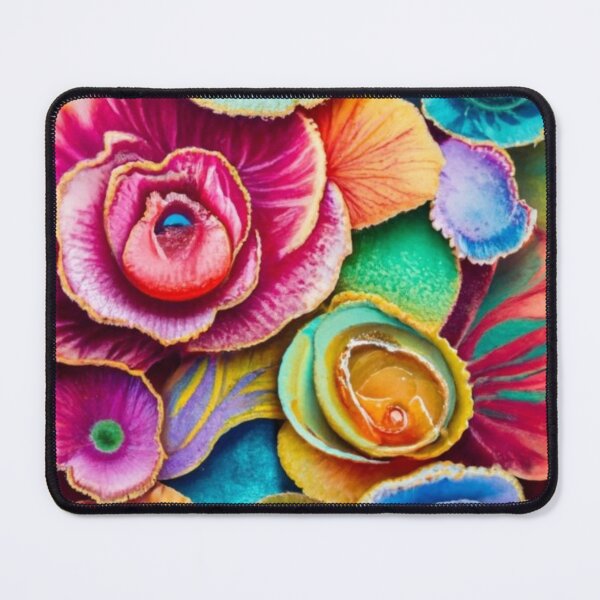 Item preview, ROSA AMALIA Fluidity and vivid colors of graphics made with alcohol ink, beautiful floral motif, vivid picture, graphics designed and sold by gulka8.