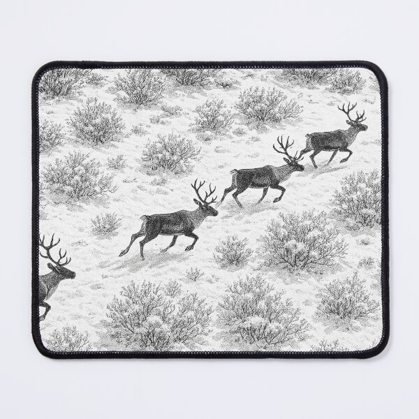 Item preview, Reindeer through winter wilderness designed and sold by Sigtrix.