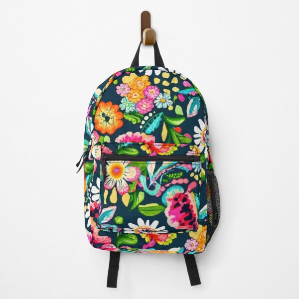Item preview, beautiful floral motif, vivid picture, graphics, repeating pattern of folkloric floral patterns on a dark background, very colorful, vivid watercolor designed and sold by gulka8.