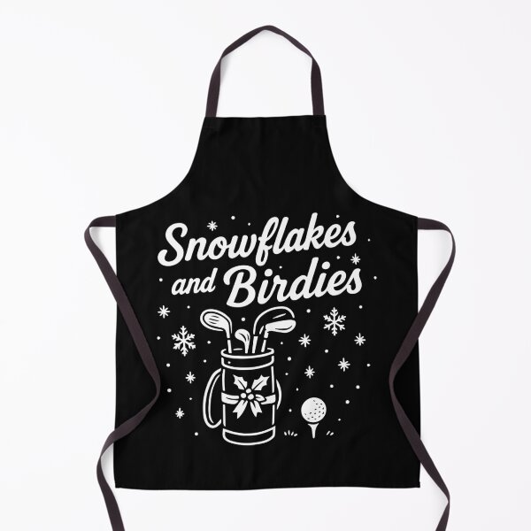 Item preview, Snowflakes And Birdies Golf Holiday Fun designed and sold by LuminOrb.