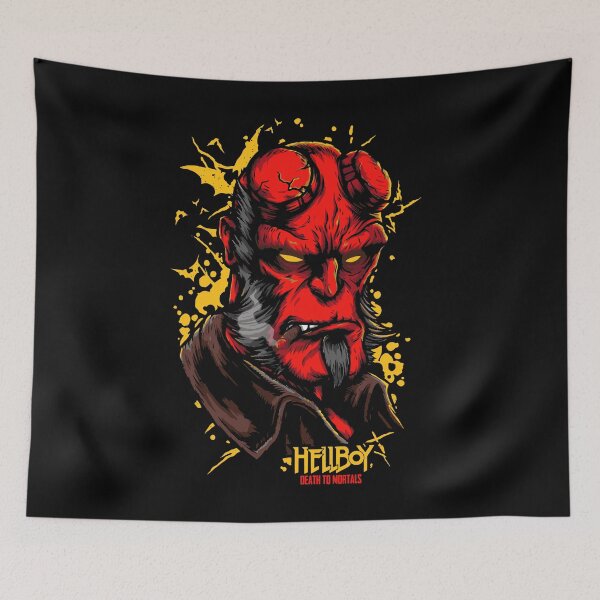 Item preview, HellBoy "Death To Mortals" Design designed and sold by EzequielBC.