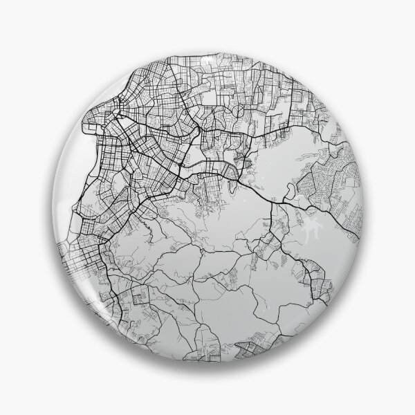 Item preview, Porto Alegre City Map of Rio Grande do Sul, Brazil - Light designed and sold by deMAP.