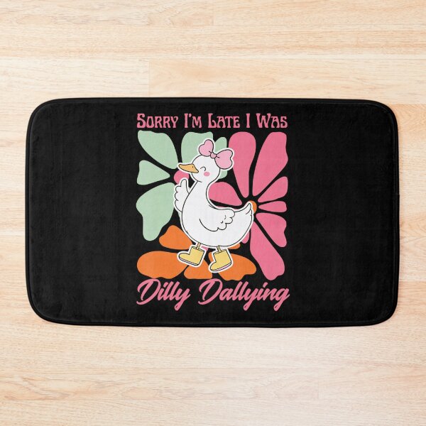 Item preview, Classic Vintage Funny Saying Retro Late I'm Dilly Sorry Was Dallying I designed and sold by PEDDAKAPRADEEP.