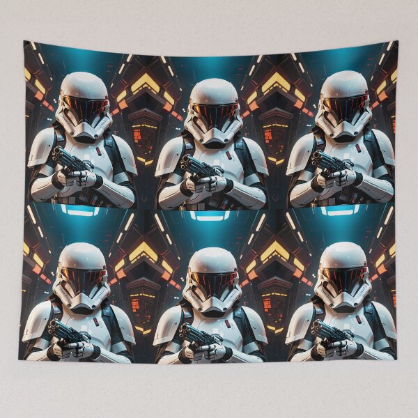 Item preview, Trooper Epic Space Saga Futuristic Adventure Across Cosmos designed and sold by ART ATTACK ZONE.