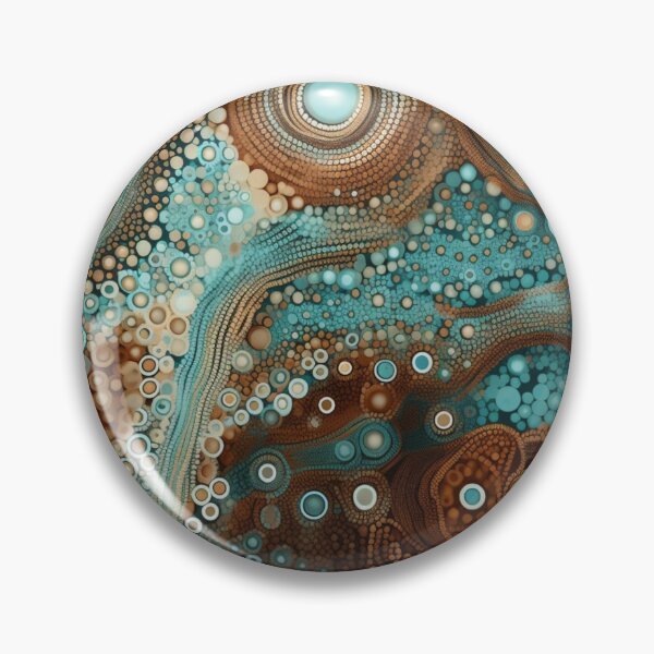 Item preview, Aboriginal Inspired Dot Art - Habitat designed and sold by GrinGalore.