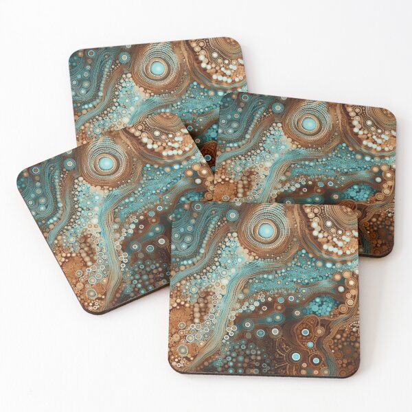 Item preview, Aboriginal Inspired Dot Art - Habitat designed and sold by GrinGalore.