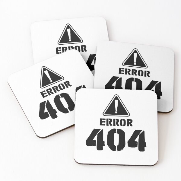 Item preview, Error 404 Funny Programmer Computer Nerd Glitch designed and sold by ArtLabCreations.