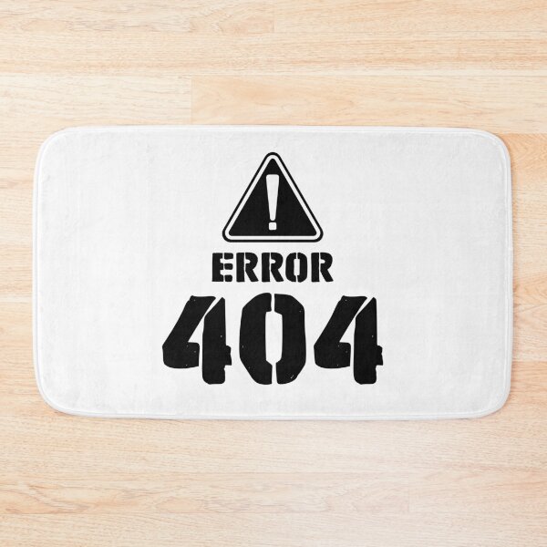 Item preview, Error 404 Funny Programmer Computer Nerd Glitch designed and sold by ArtLabCreations.